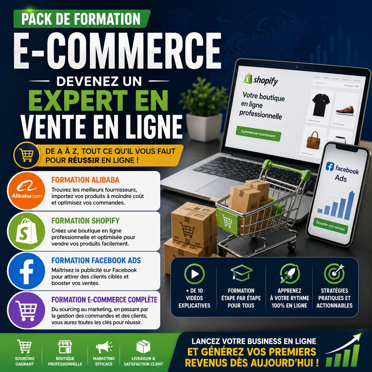 Maîtrisez l'E-commerce Formation Individuel