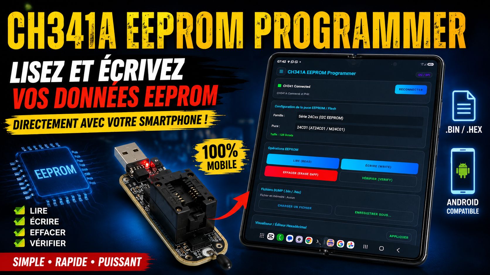 Ch341a eeprom programmer
