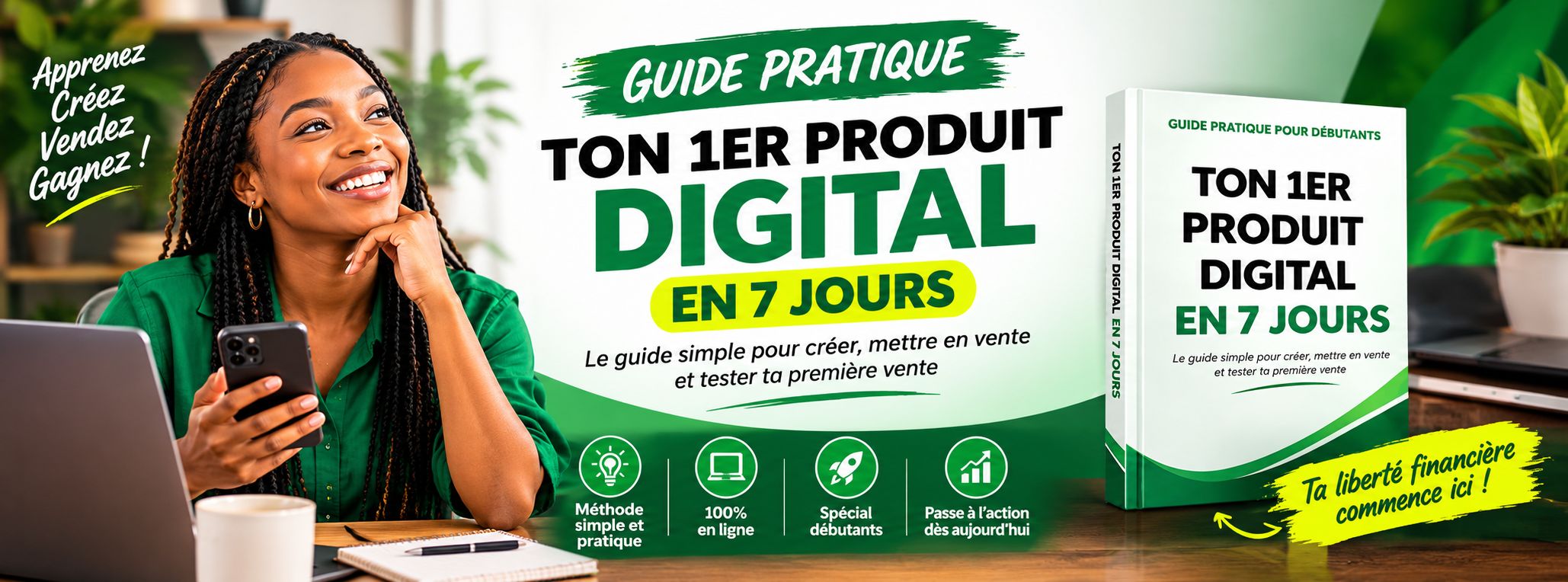 Ton 1er produit digital en 7 jours