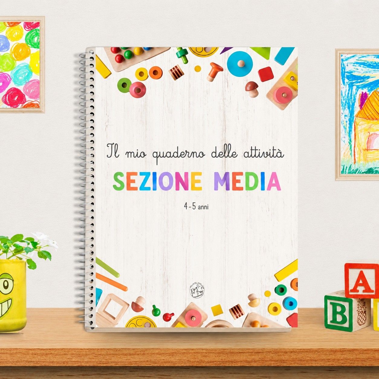 📚 Il mio quaderno delle attività per la classe media — 4-5 anni (IT)