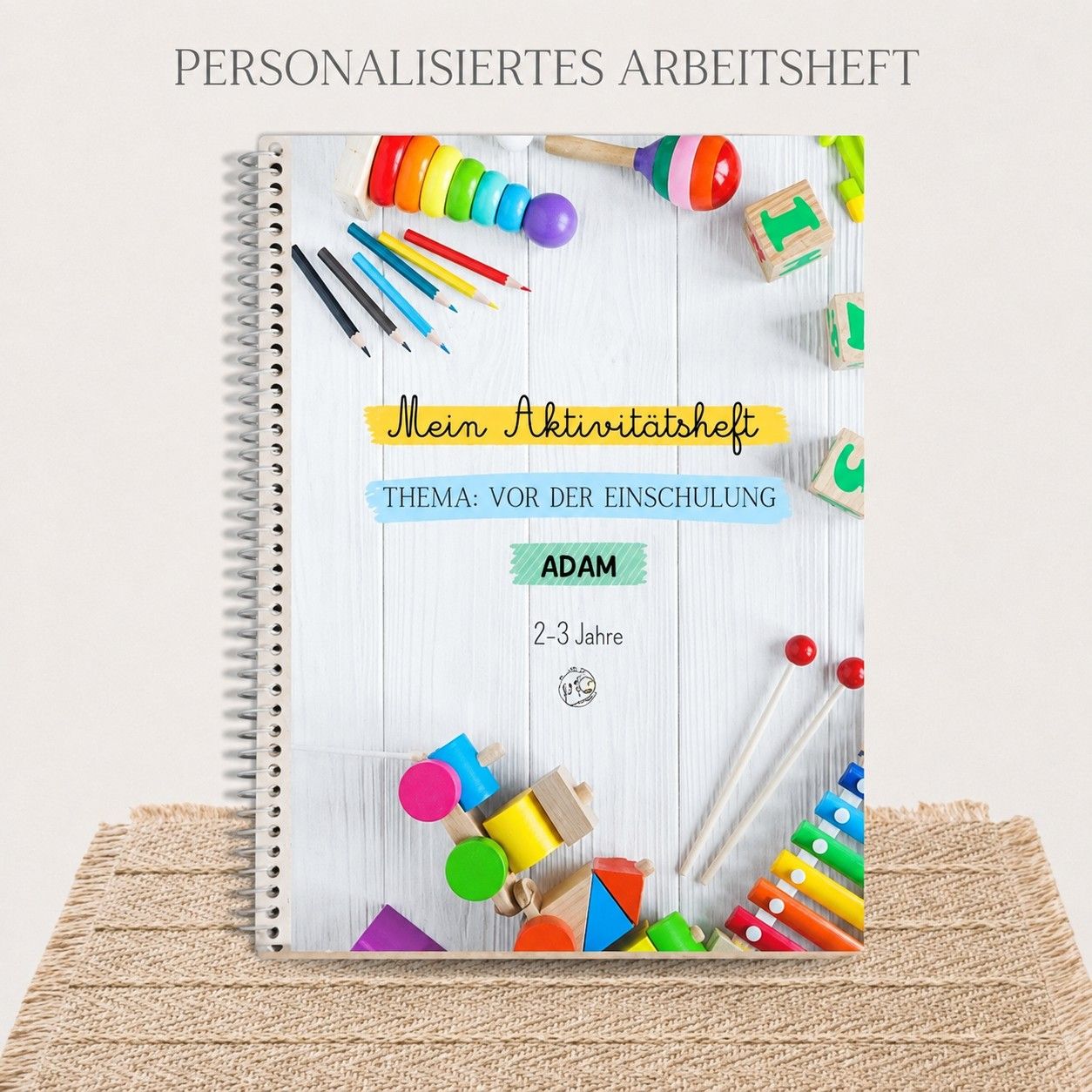 🎒 Mein Aktivitätenheft für die Zeit vor Schulbeginn – 2–3 Jahre (ALL)