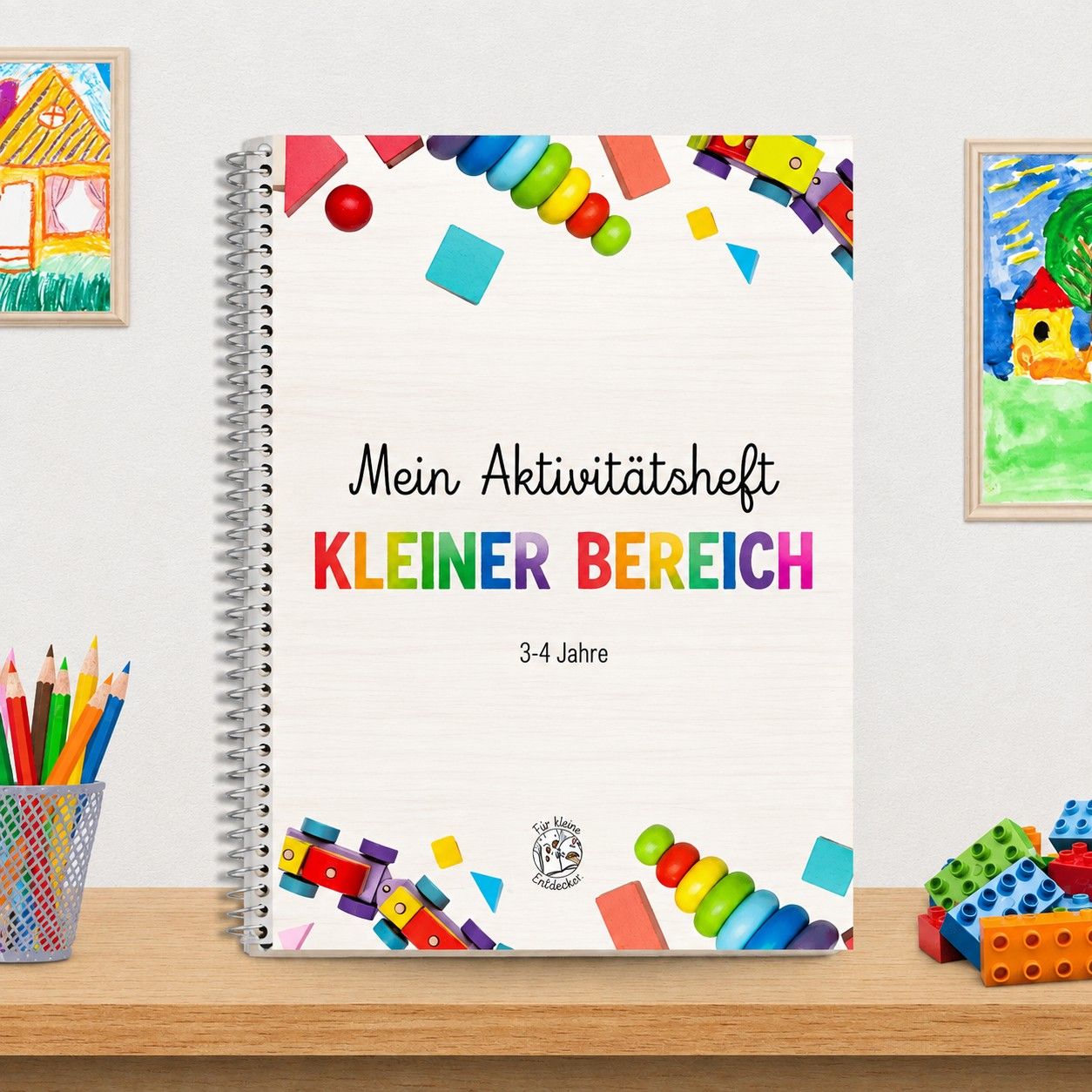 📚 Mein Aktivitätsheft für die Vorschulklasse – 3–4 Jahre (DE)