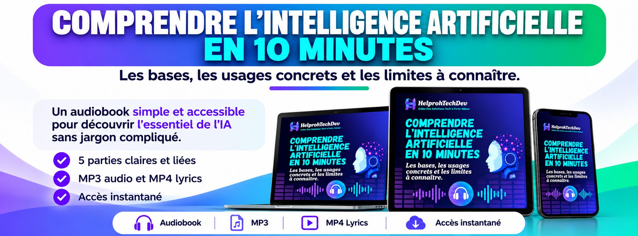 Maîtrisez l'IA en 10 minutes : Audiobook essentiel pour comprendre rapidement