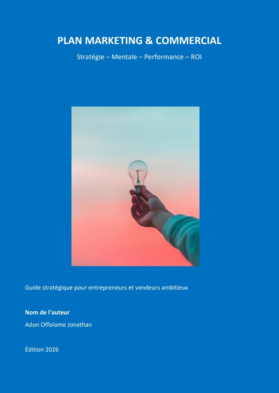 Guide - PLAN MARKETING & COMMERCIAL Edition 2026