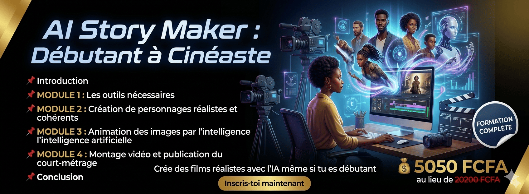 AI Story Maker : Débutant à Cinéaste