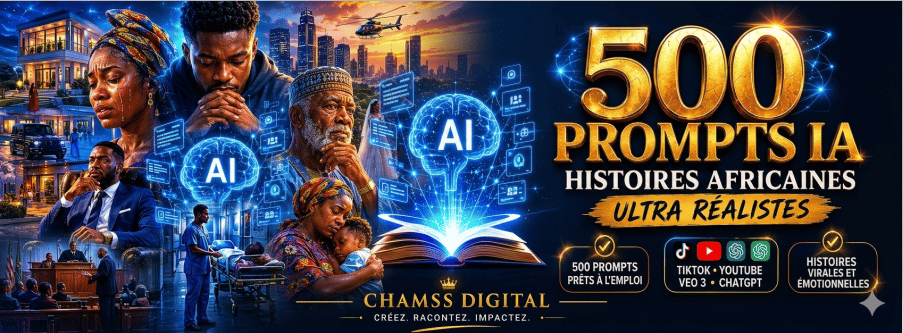 500 PROMPTS IA : HISTOIRES AFRICAINES ULTRA RÉALISTES