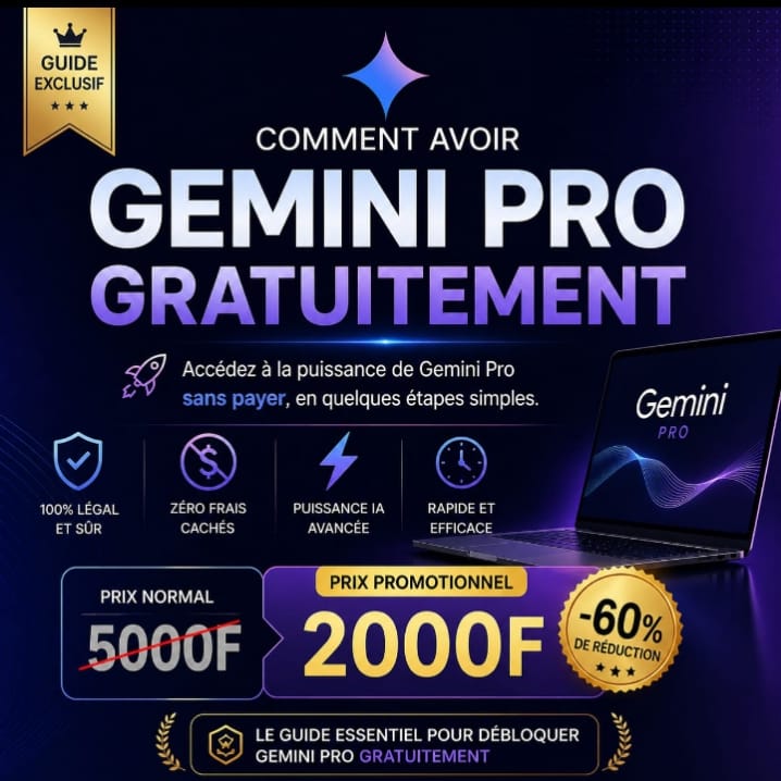 Comment avoir Gemini pro gratuitement