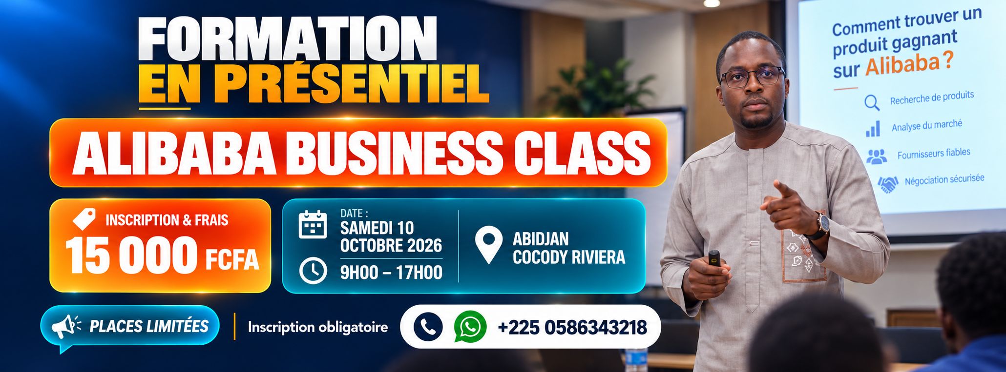 Formation en présentiel à Abidjan: ALIBABA BUSINESS CLASS