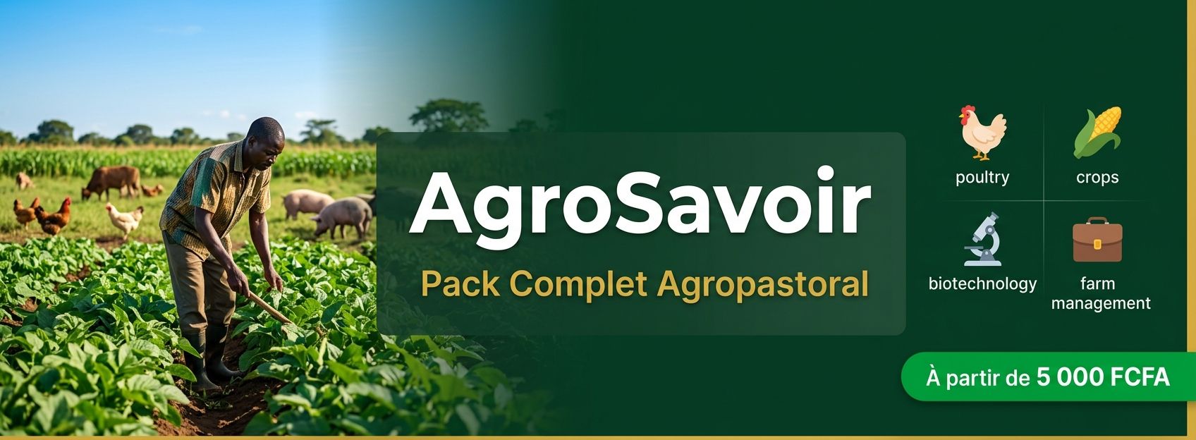 Pack Complet Agropastoral : +50 Guides, Fiches Techniques et Protocoles de Gestion de Ferme