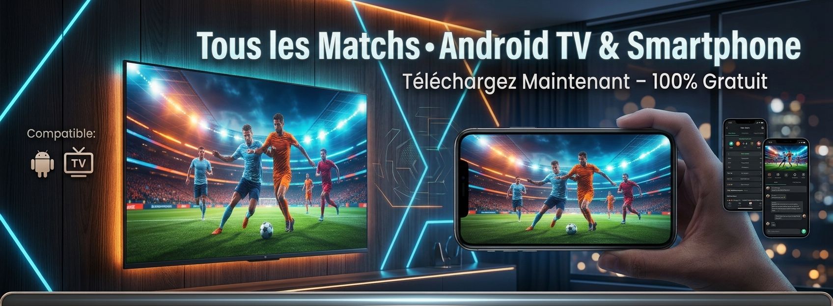 Pack Streaming Foot TV – Accès 2026/27