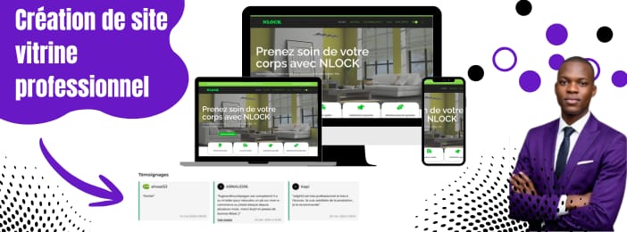 Création de sites vitrine professionnel à 43.000 FCFA