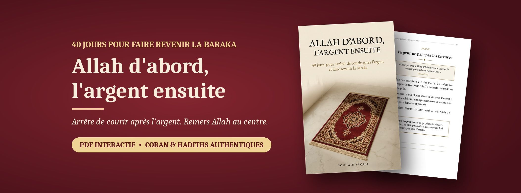 Allah d'abord l'argent ensuite (PDF)
