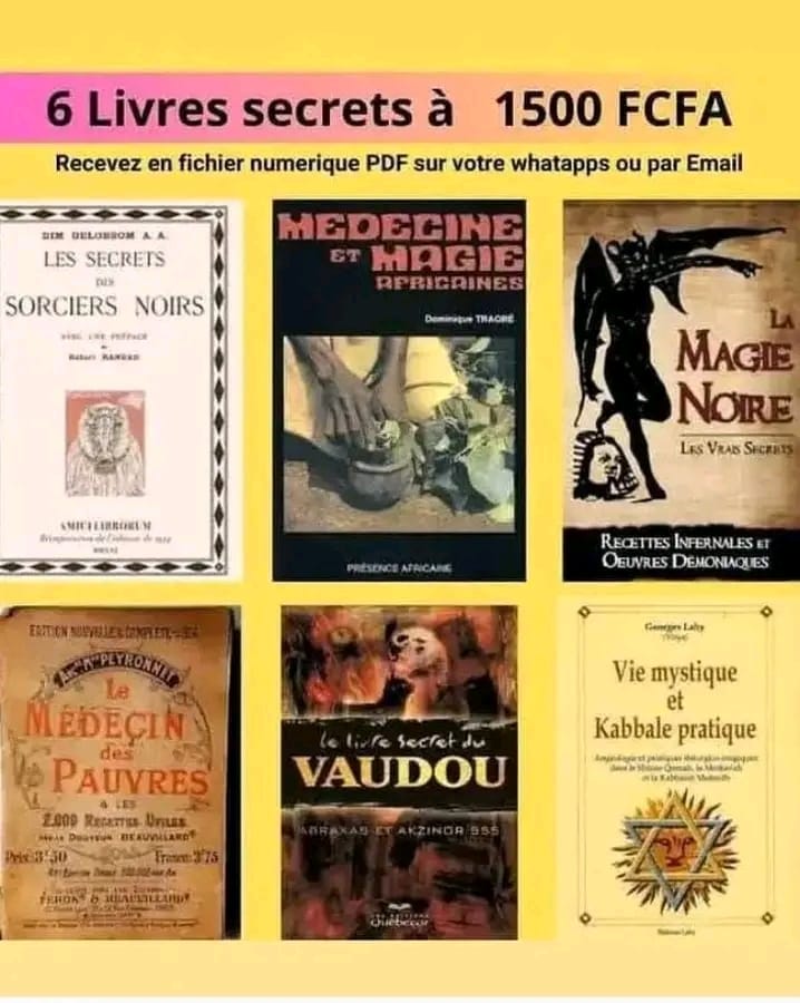 Les six livre secrets et interdit