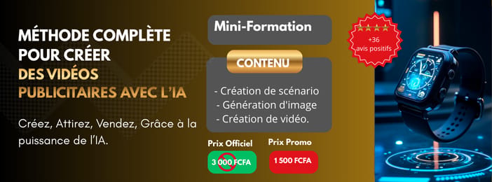 Création de vidéo publicitaire avec l'IA
