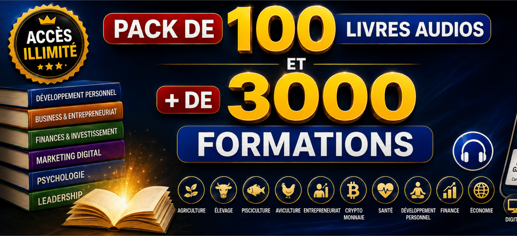 La plus grande bibliothèque numérique de formation francophone