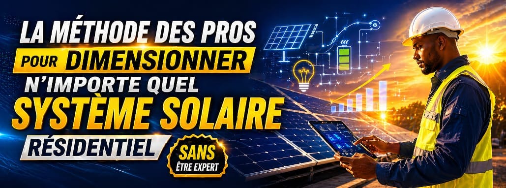 LA MÉTHODE DES PROS pour dimensionnez n'importe quel système solaire résidentiel sans être expert