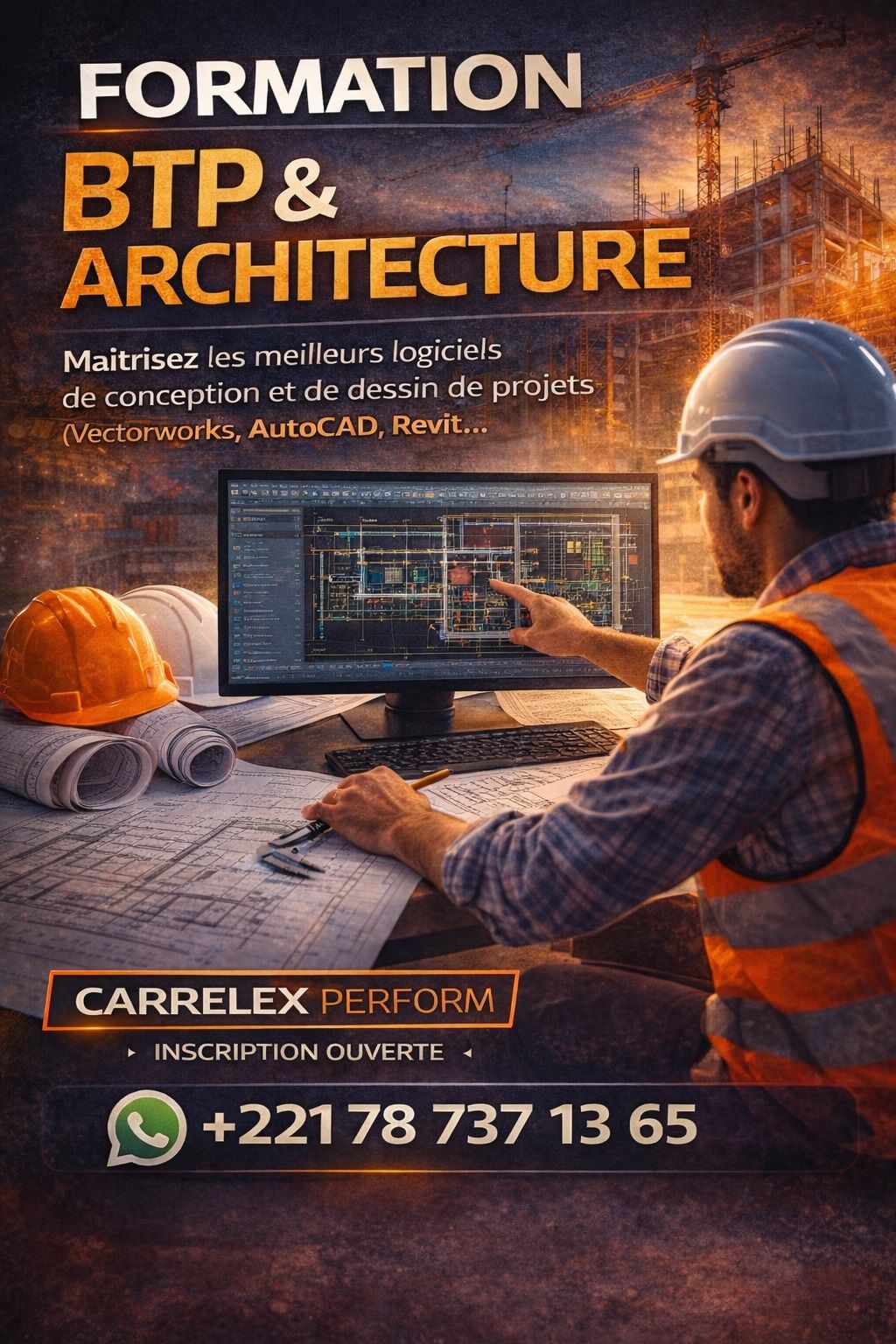 Formation BTP & Architecture avec logiciels et plans