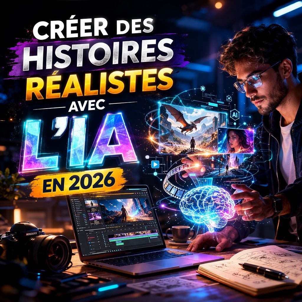 FORMATION COMPLÈTE : CRÉER DES HISTOIRES VIRALES ET REALISTES AVEC L'IA - ( FT 100% Pratique )