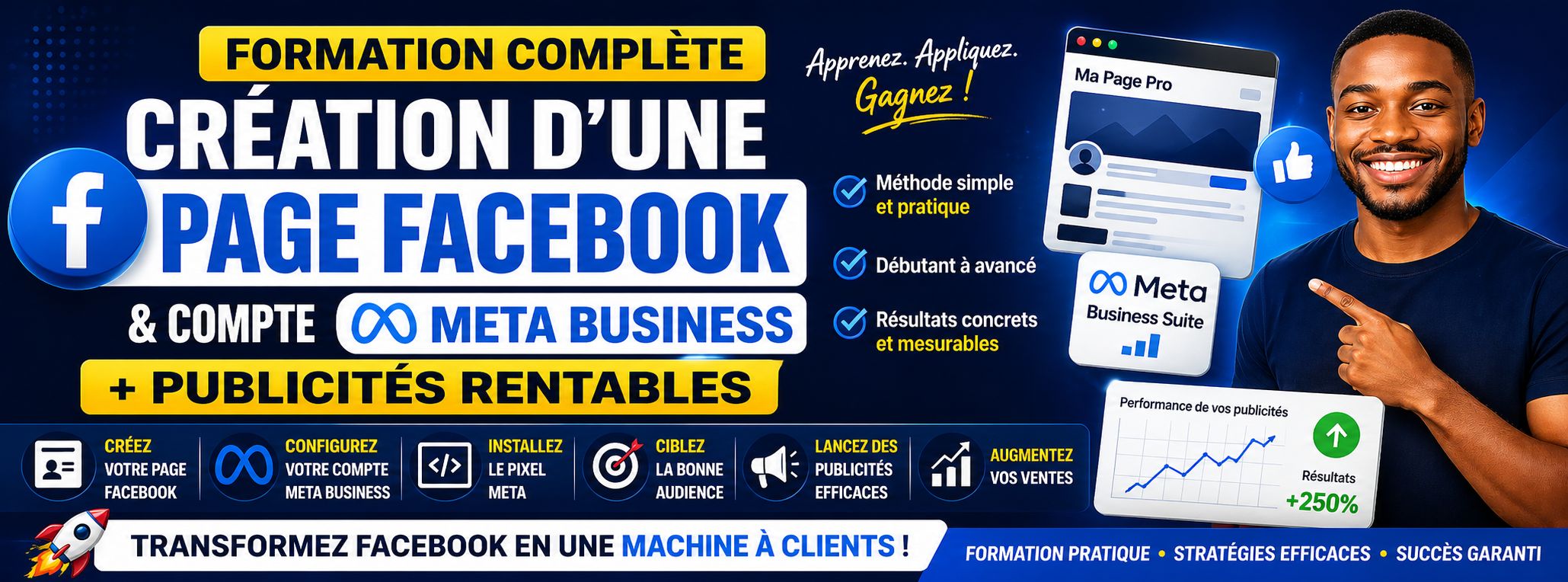 Formation Complète : Création d’une Page Facebook & Compte Meta Business + Publicités Rentables
