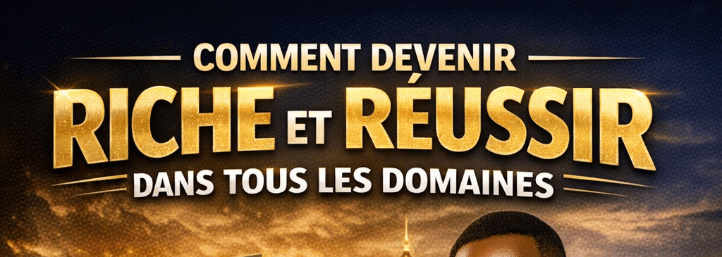 COMMENT DEVENIR RICHE ET RÉUSSIR DANS TOUS LES DOMAINES