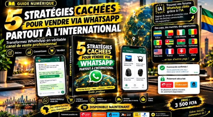 5 stratégies prouvées pour vendre via WhatsApp partout à l'international