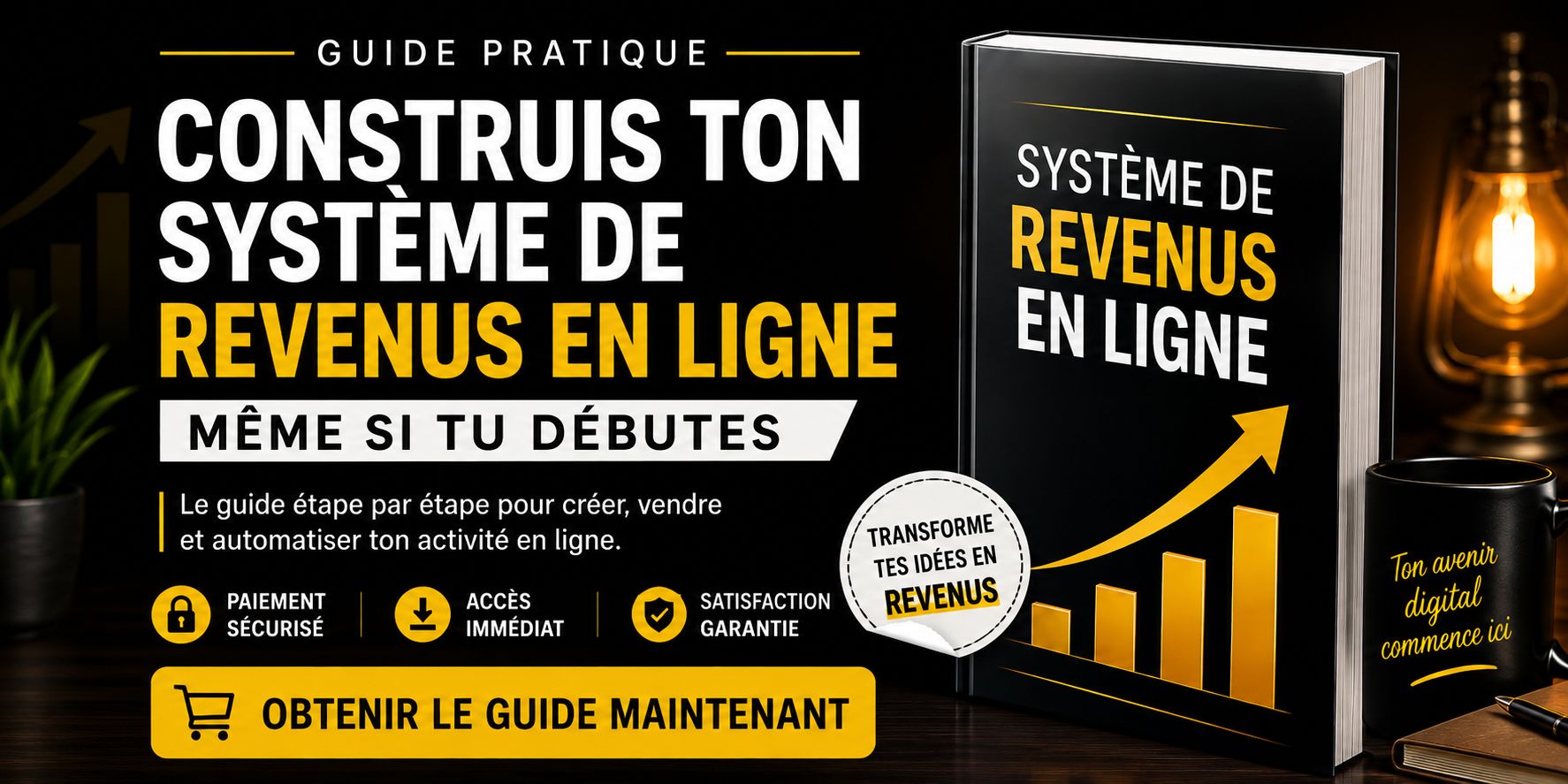 CONSTRUIS TON SYSTÈME DE REVENUS EN LIGNE MÊME SI TU DÉBUTES