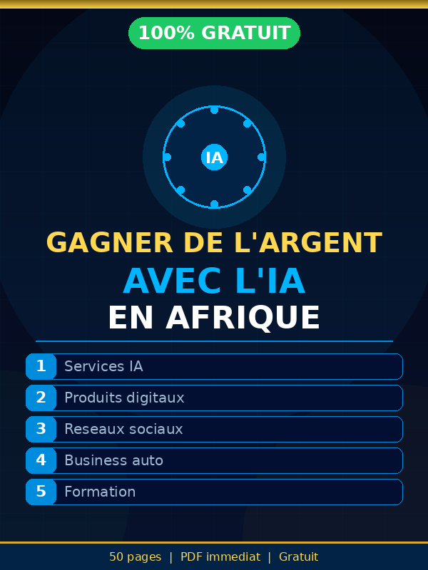 Gagner de l'argent avec l’ia en Afrique