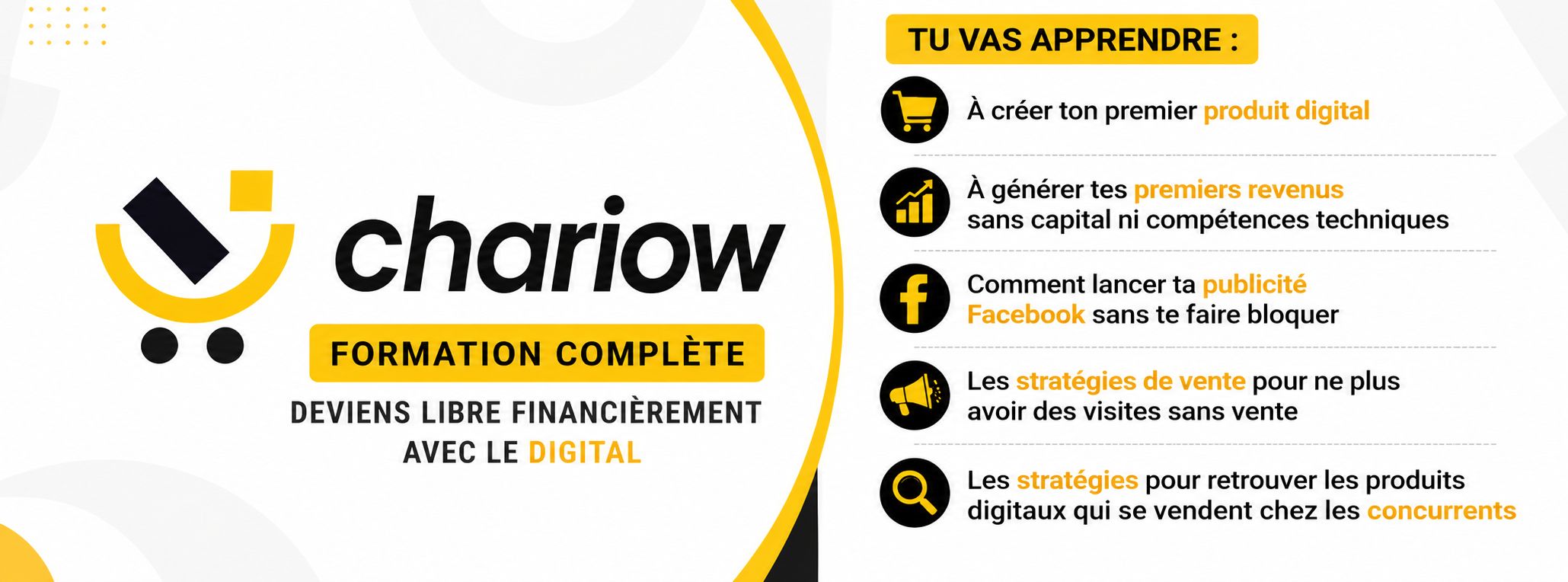 FORMATION CHARIOW + ACCOMPAGNEMENT