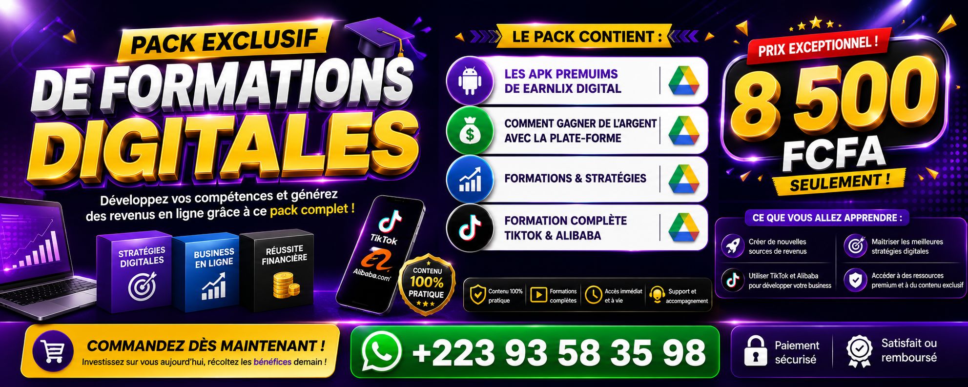 PACK EXCLUSIF DE FORMATIONS DIGITALES