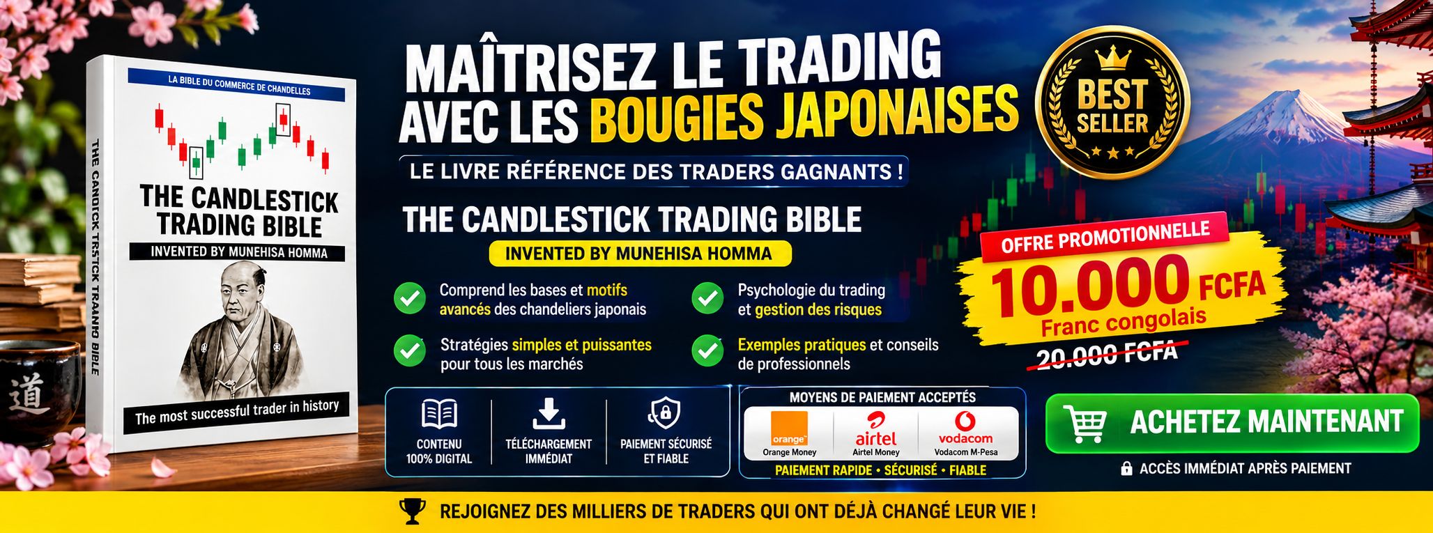 Guide Complet des Bougies Japonaises : Stratégies, Signaux & Erreurs à Éviter