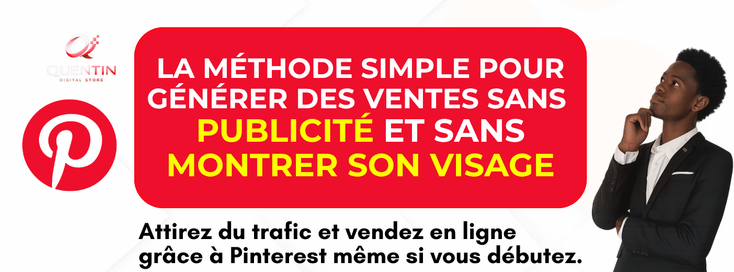 COMMENT J’UTILISE PINTEREST POUR GÉNÉRER DES VENTES SANS PUBLICITÉ ET SANS MONTRER MON VISAGE
