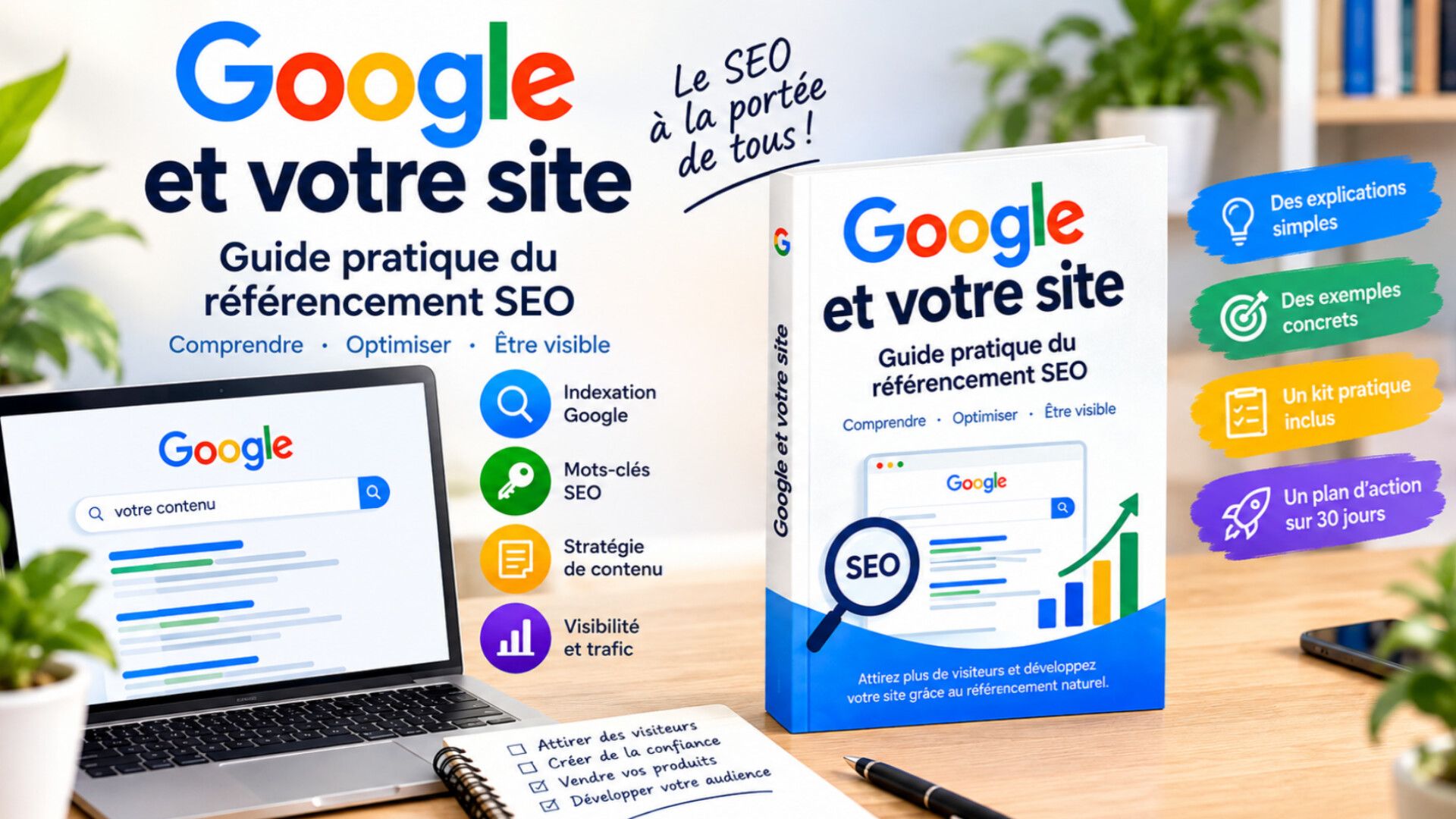 Google et votre site : Guide pratique du référencement SEO