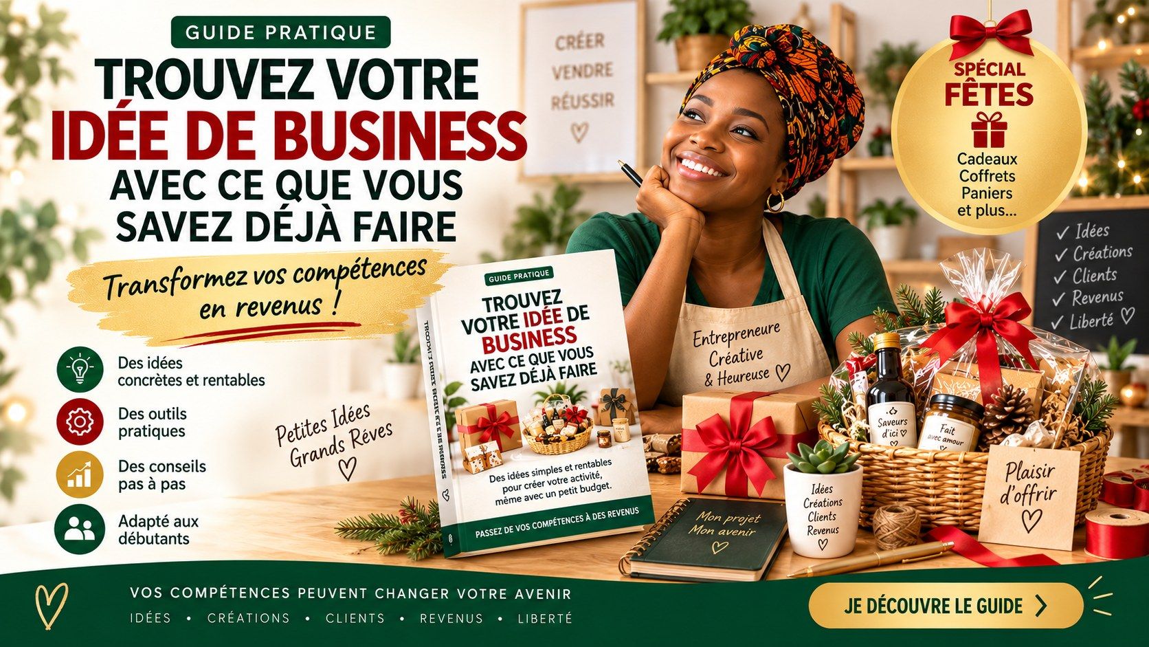 TROUVEZ VOTRE IDÉE DE BUSINESS  AVEC CE QUE VOUS SAVEZ DÉJÀ FAIRE