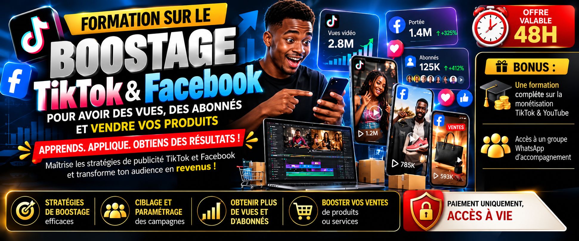 Formation Pro Boostage TikTok Et Facebook