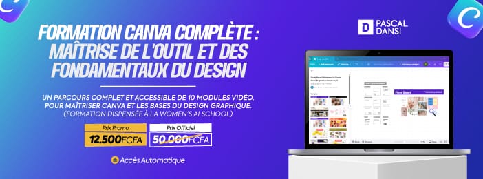 Maîtriser Canva & les bases du Design Graphique — Formation Complète