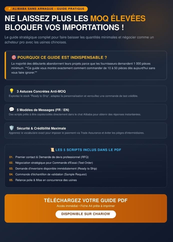 Guide complet Négocier la MOQ