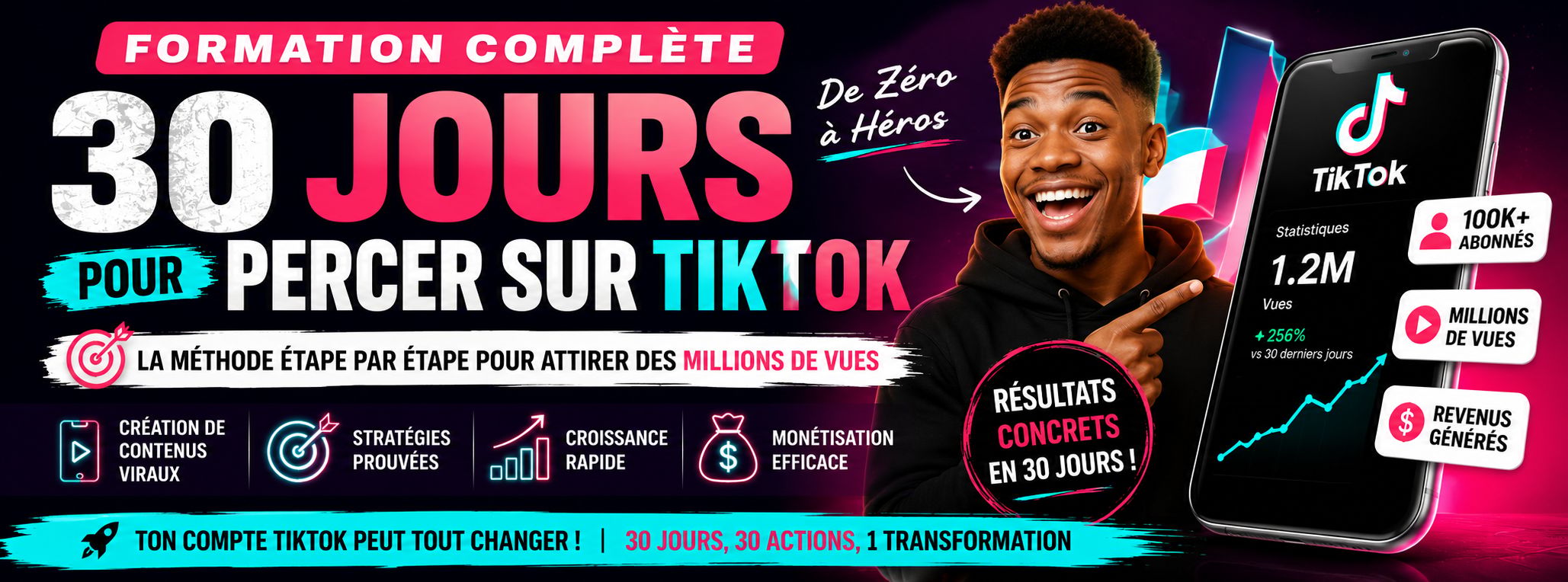 La Méthode des 30 Jours pour Percer sur TikTok et Attirer des Milliers de Vues