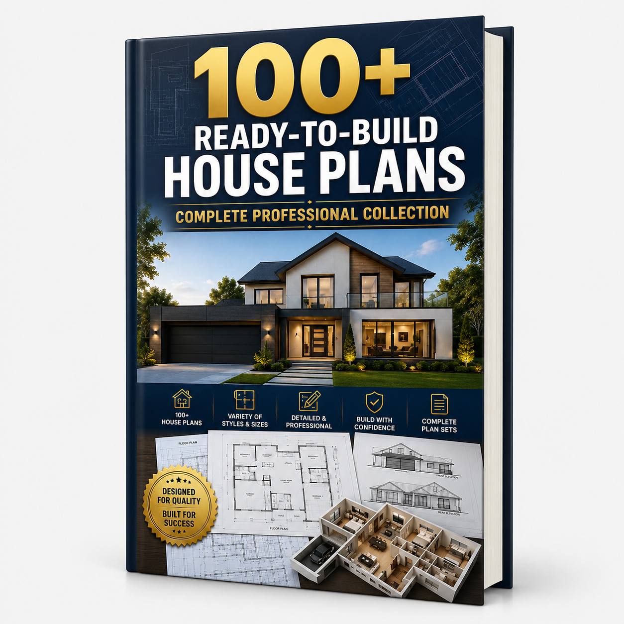 🏗️ 100+ Ready-to-Build House Plans – Complete Professional Collection