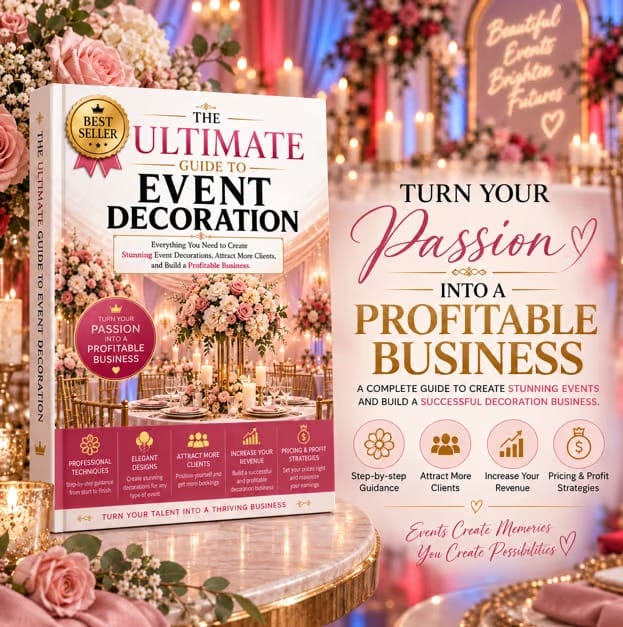 MASTER EVENT DECORATION & CREATE UNFORGETTABLE EVENTS