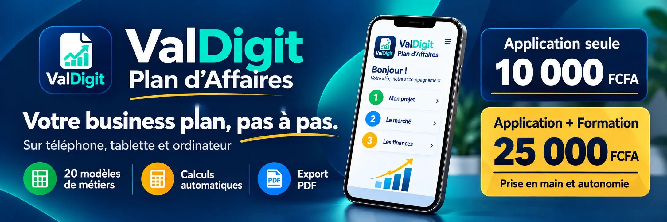 ValDigit Plan d’Affaires : créez votre business plan