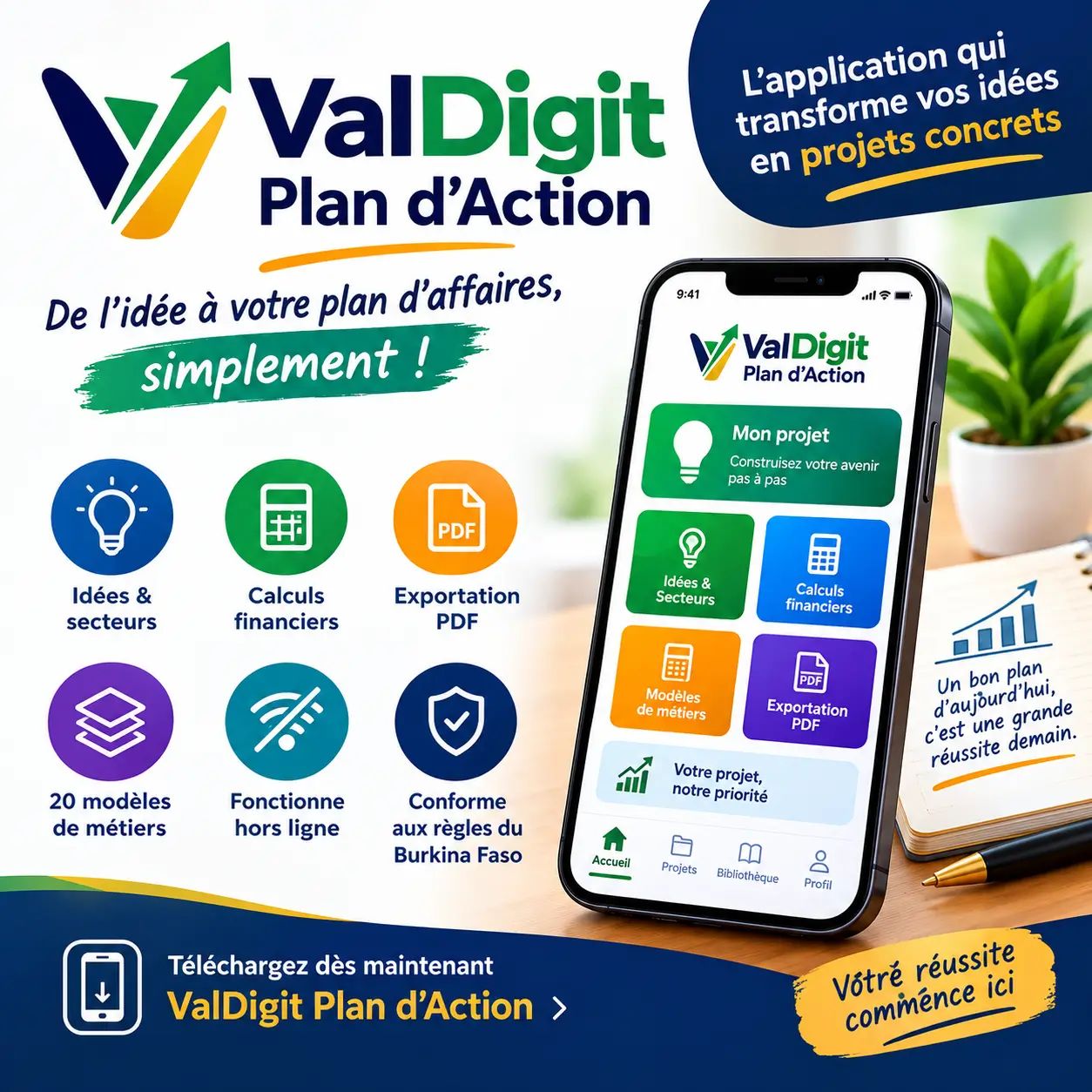 ValDigit Plan d’Action : transformez vos idées en projets concrets