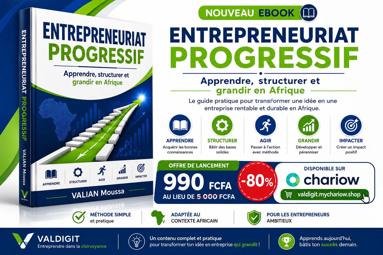 Entrepreneuriat progressif : apprendre, structurer et grandir dans le contexte africain