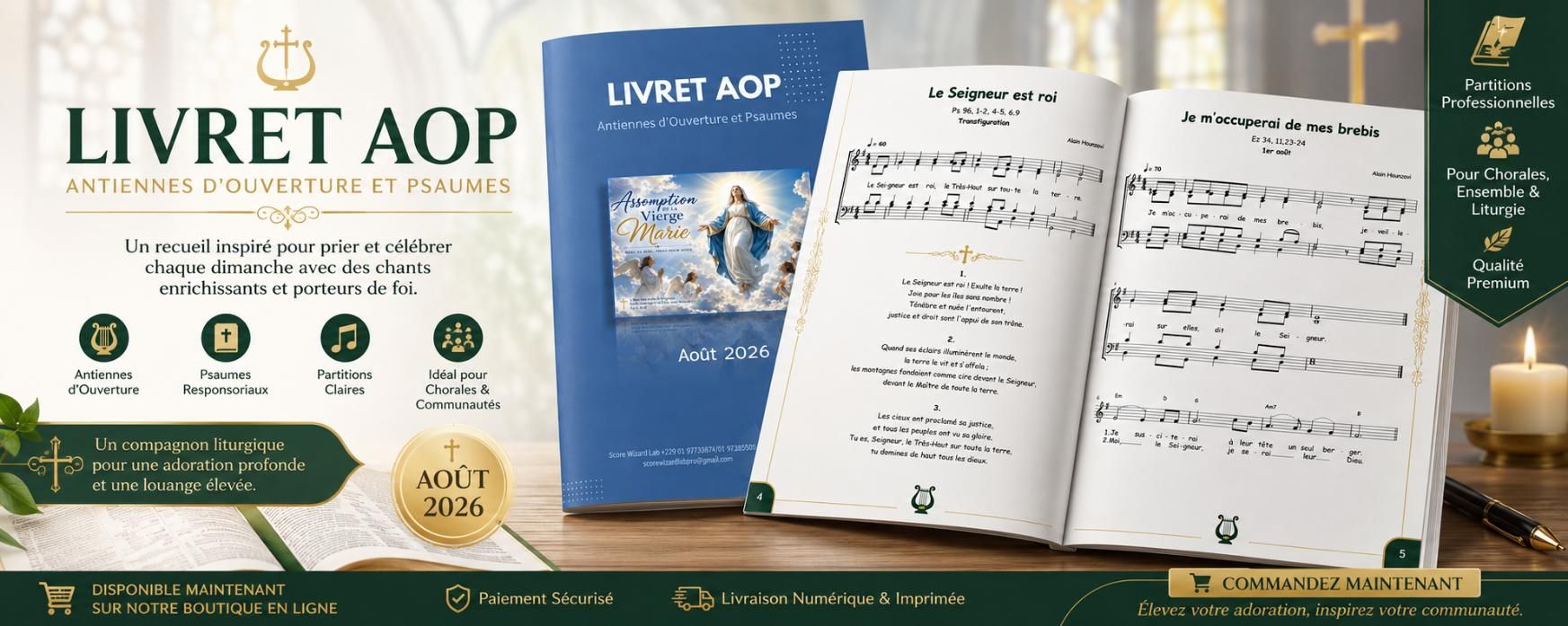 Livret AOP | Édition Août 2026