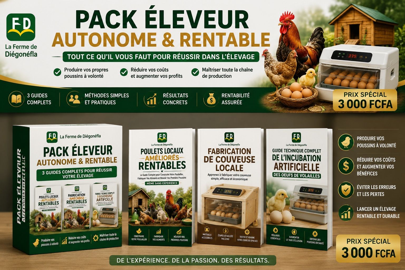 PACK ÉLEVEUR AUTONOME & RENTABLE