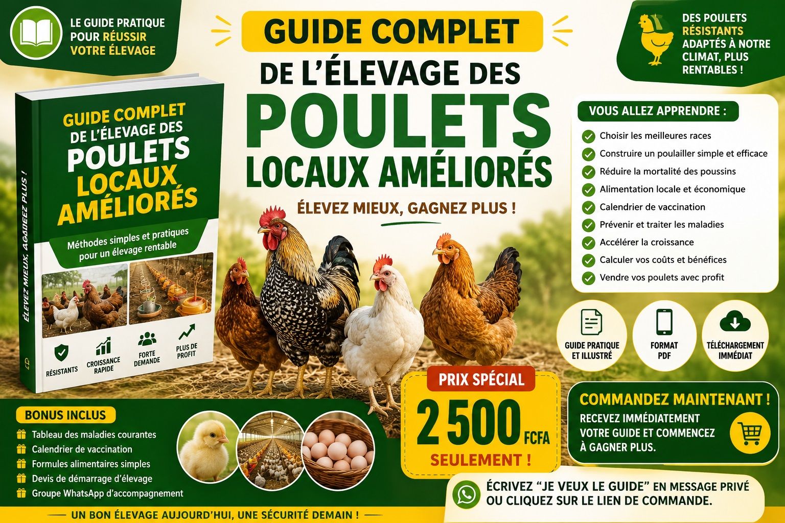 GUIDE DE L’ÉLEVAGE DES POULETS LOCAUX AMÉLIORÉS