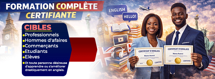 Formation complète certifiante en anglais