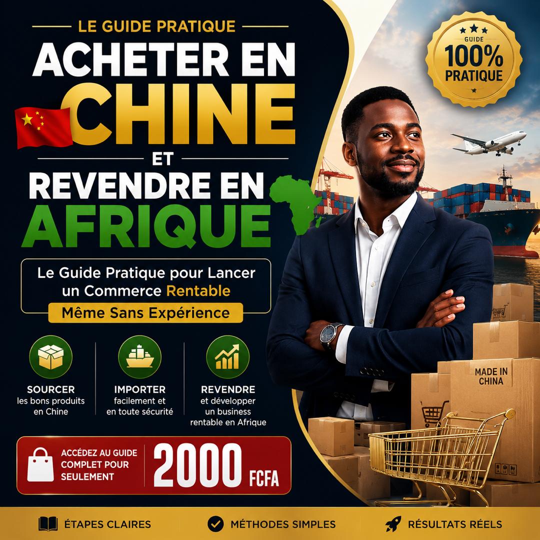 ACHETER EN CHINE ET REVENDRE EN AFRIQUE : Le Guide Pratique pour Lancer un Commerce Rentable
