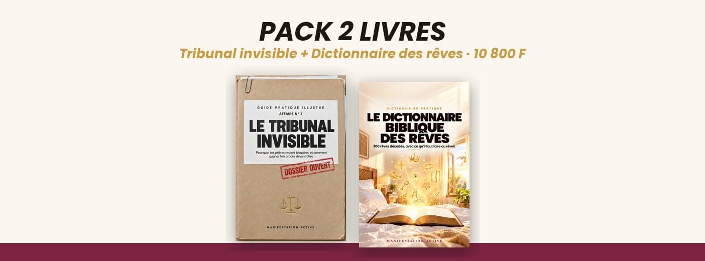 Pack 2 livres : Le Tribunal invisible + Le dictionnaire biblique des rêves