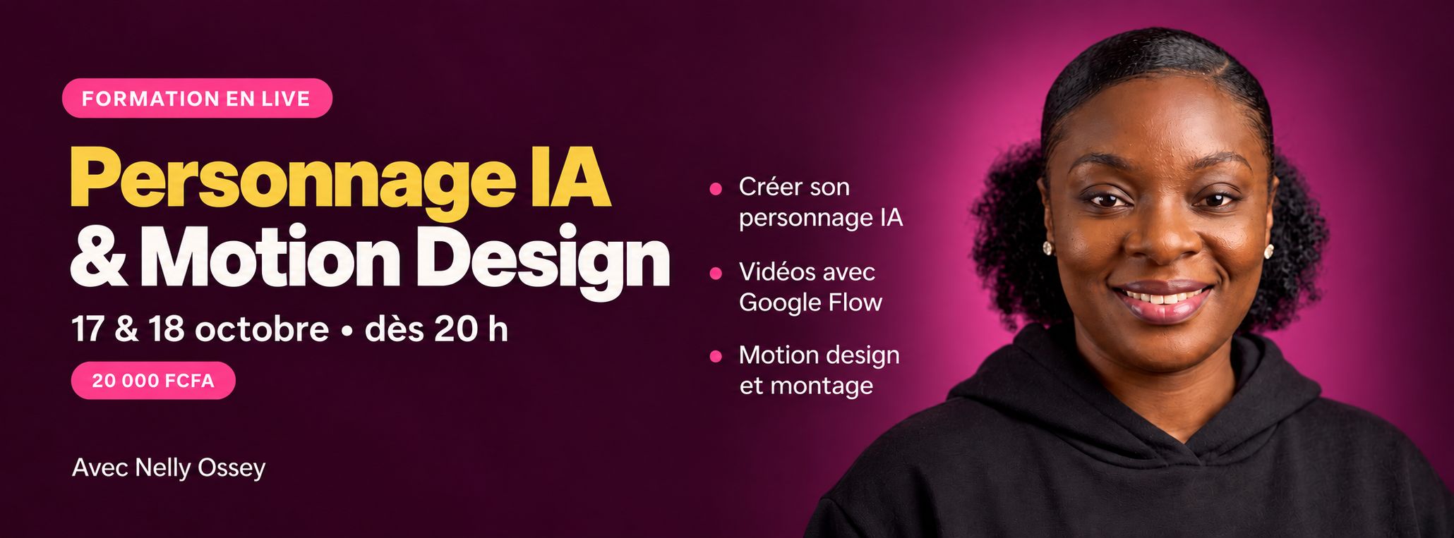 LIVE - Crée ton personnage IA et des vidéos qui arrêtent le scroll (sans caméra ni studio)