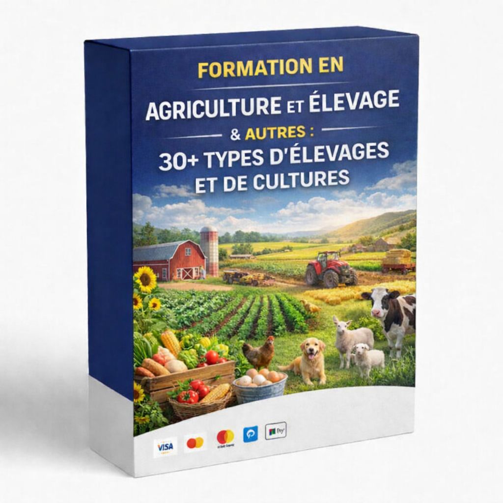 FORMATION EN AGRICULTURE ET ÉLEVAGE ET AUTRES : 30+ TYPES D’ÉLEVAGES ET DE CULTURES